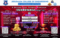 TECHNOVANZA 2025 National Level Technical Symposium Poster